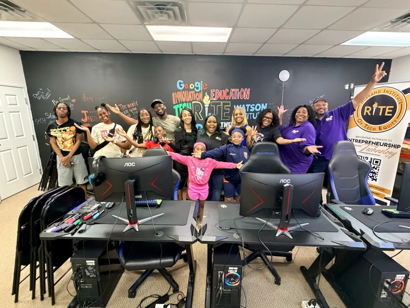 A Family AI Night session at RITE's Douglasville Community Innovation Center