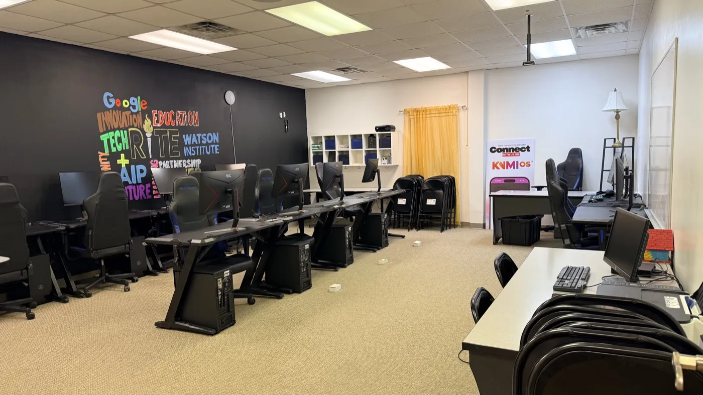 Inside one of RITE's Community Innovation Center learning labs
