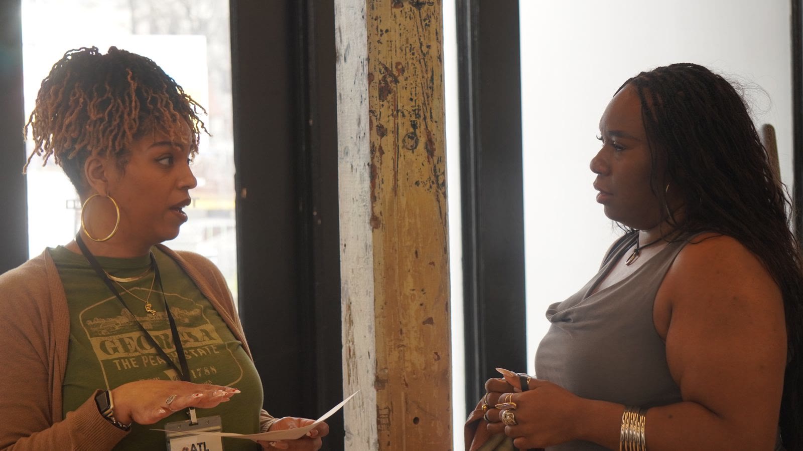 Java Hardge in conversation at a RITE Vibe event